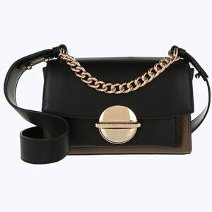 Marc Jacobs Leather Crossbody Bag The Tuck Lock
Black & Brown Colorblock